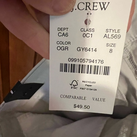 NWT J. Crew Factory Frankie Bermuda Chino Short - Picture 10 of 10